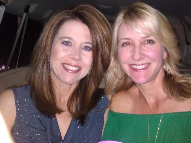 Friends enjoying the evening.