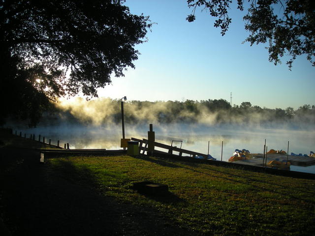 Beautiful Fall Morning over the Lake