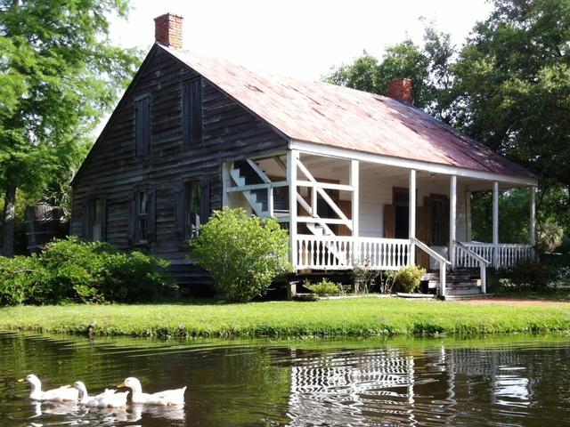 The Castille House circa 1860. One of 8 authentic Acadian Homes housed in Acadian Village.