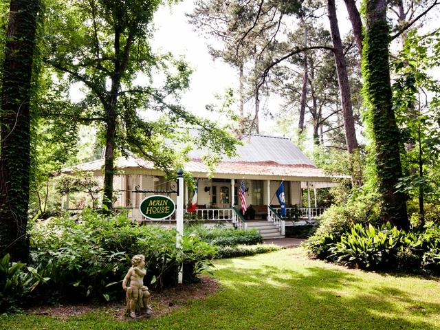 Le Village Main House with covered wrap-around porches!