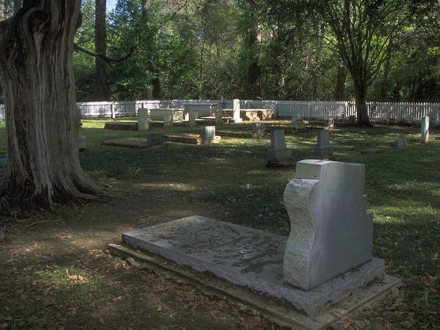 The only remaining portion of the Locust Grove plantation, the family cemetery.