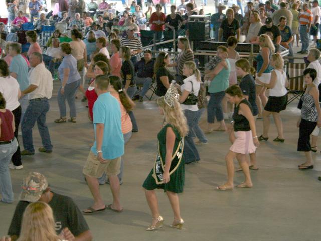 Dancing at Cajun festivals