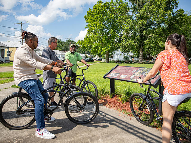 Discover over 200 years Donaldsonville's history on 2 wheels