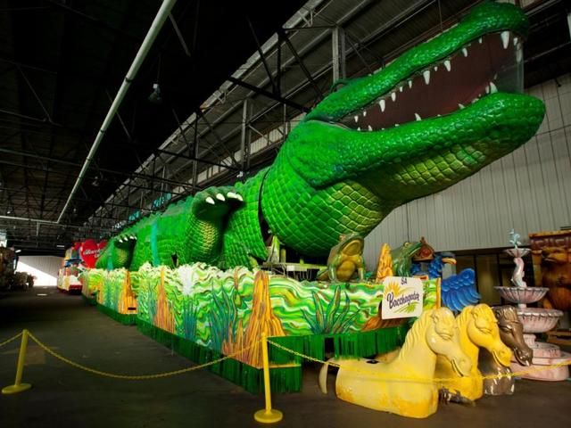 Come see some of our famous signature floats for Mardi Gras!