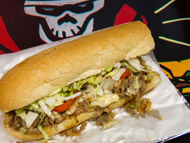 Our famous Philly Voo-doo Po-boy