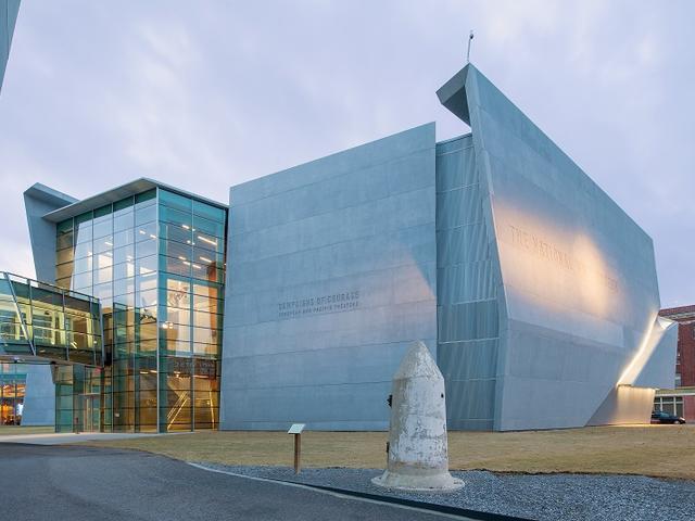 Campaigns of Courage Pavilion housing the Road to Berlin and the Road to Tokyo permanent exhibits