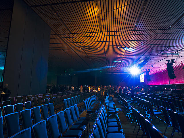 Interior of the 60,300 sq. ft. Great Hall at the New Orleans Ernest N. Morial Convention Center. Photo 6