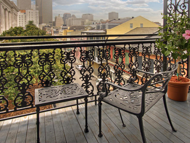 French Quarter View from one of the Balcony Sleeping Rooms