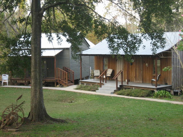 Cabin #10 and #9 along the Bayou Teche