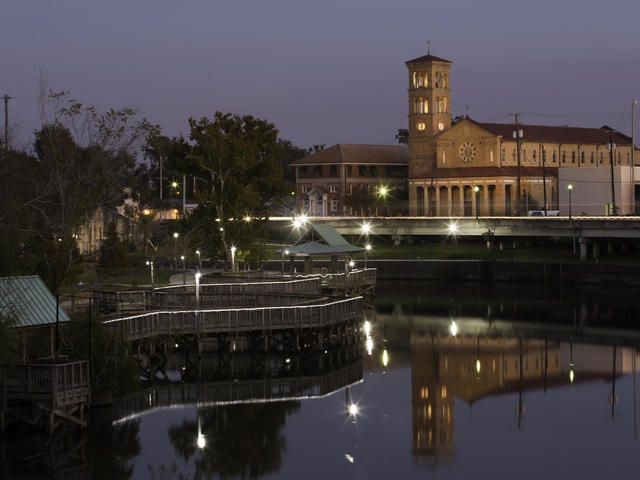 Bayou Plaquemine and St. John the Evangelist Church