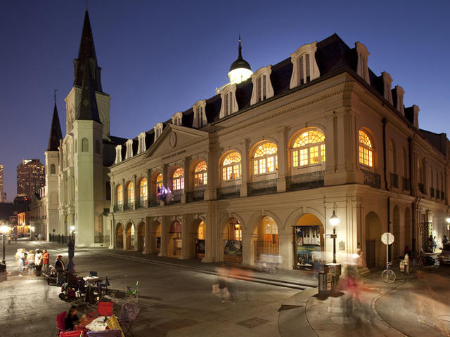 The Presbytere was built in 1799 as a residence for the clergy of St. Louis Cathedral.