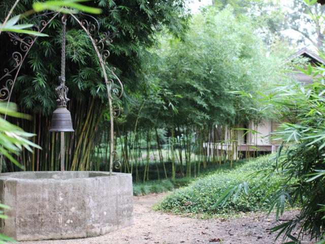 Bell with Tea House in Background