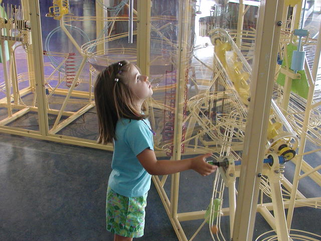 Ball Machine in our JPMorgan Chase Grand Lobby