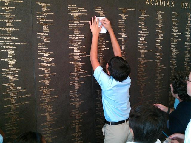 Wall of Names, Acadian Memorial