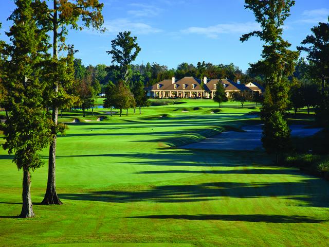 TPC Clubhouse and hole 18