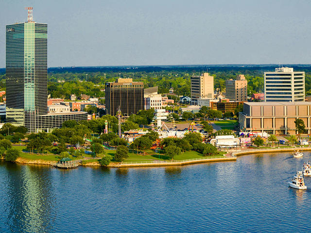 Lakefront in Lake Charles