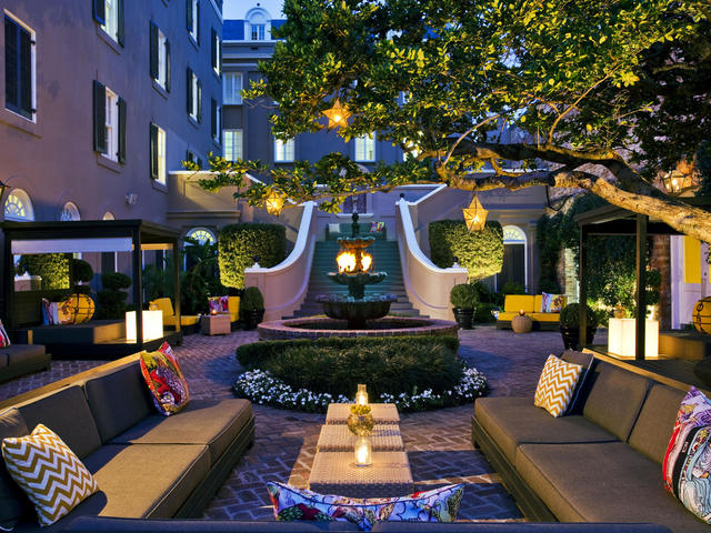 Retreat to our European-style courtyard.