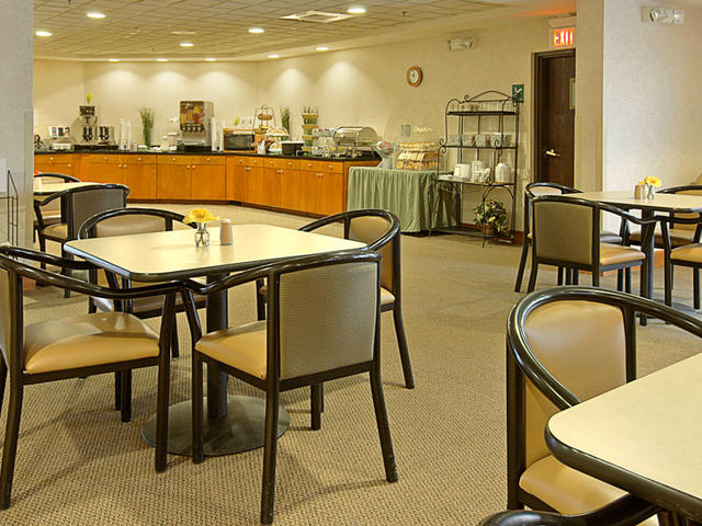 Hot Breakfast Buffet area