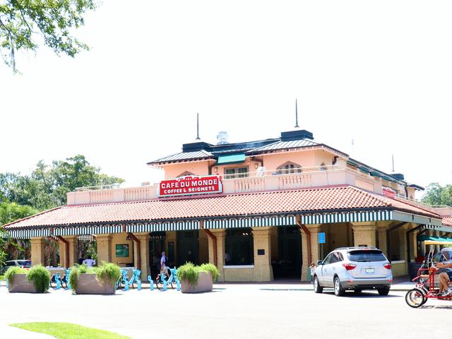 City Park's Cafe du Monde is a must stop for Cafe au lait and Beignets