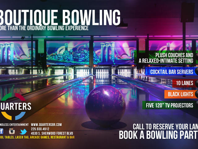 Luxury Bowling for you, your family, and any special group.