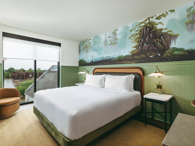 King Riverview room at The Hotel Monroe