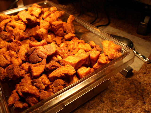 Cracklins is one of hundreds of Cajun meat items sold at Bergeron's.