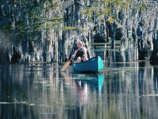 Paddling Atchafalaya Basin in Morgan City