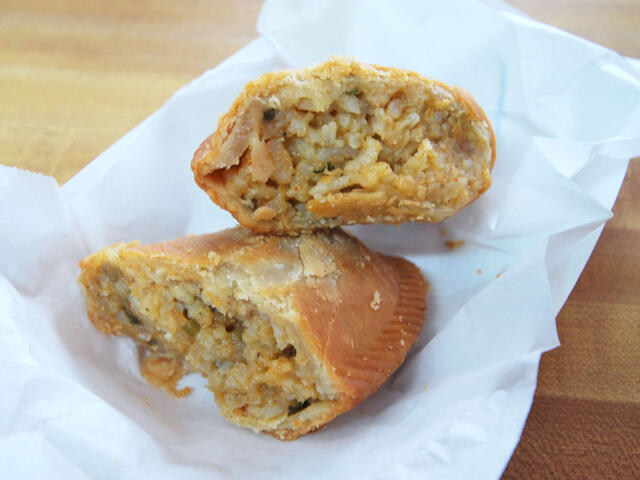 Fried Alligator Meat Pie