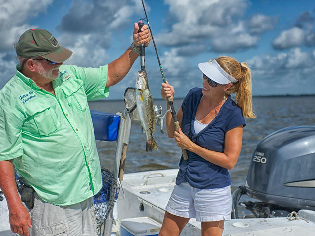 Cameron Parish boasts inland and offshore charters, natural beaches, and the Creole Nature Trail All-American Road