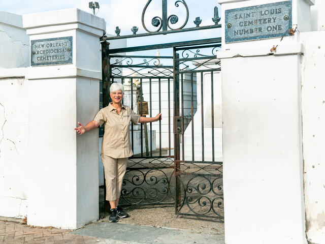 Entry Gates to St. Louis Cemetery No. 1