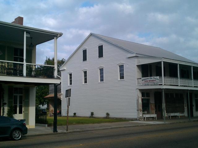 Walk the streets of St. Martinville to gaze upon the beautiful Antebellum architecture