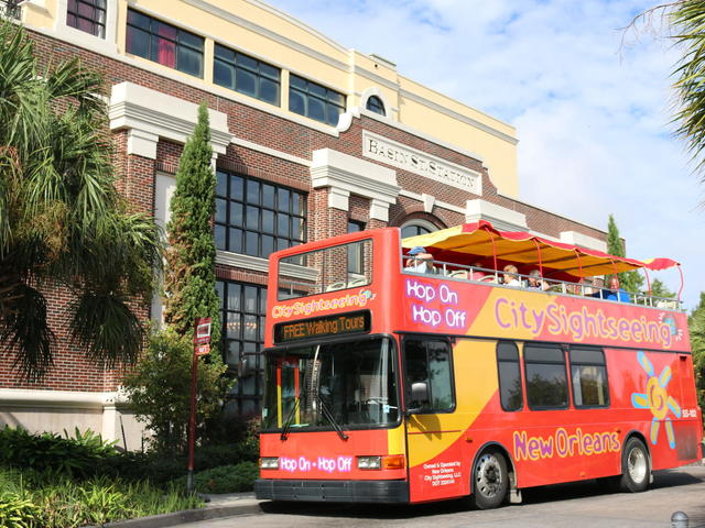 Hop-On at Stop 5 Basin St Station! Great for Parking, Tickets, and More!