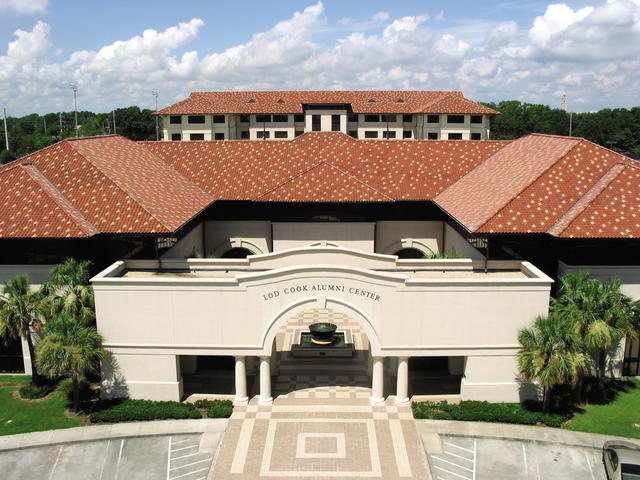 The Cook Hotel is located immediately behind the Lod Cook Alumni Center