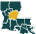 Alexandria Area Region Map Icon