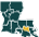 Great River Road Area Region Map Icon