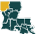 Shreveport Bossier City Area Region Map Icon