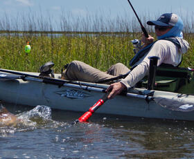 Marsh fishing in St. Bernard Parish, Louisiana