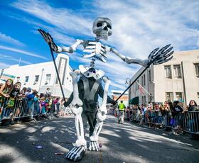 Parade at Rougarou fest in Houma.