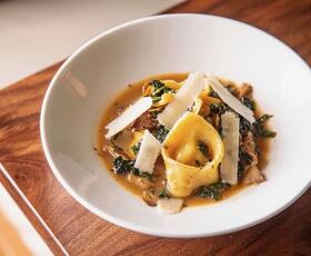 duck and mortadella tortellini