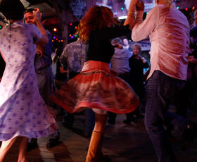 Dance at the Blue Moon Saloon in Lafayette