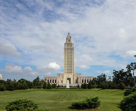 Louisiana State Capitol in Baton Rouge, Louisiana