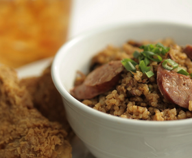 jambalaya is a staple dish in Louisiana cuisine