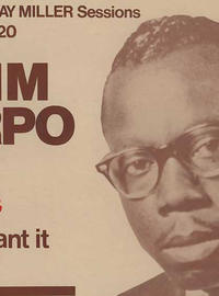 A sepia-toned album cover of Slim Harpo's "Got love if you want it." Slim, wearing black Ray Bans, looks toward the camera, wearing a dark suit and tie.