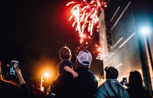 Fireworks in Baton Rouge, Louisiana