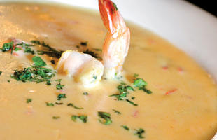 Shrimp Bisque recipe from Pujo St. Cafe in Lake Charles Louisiana